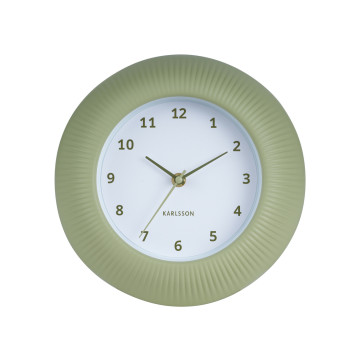 Nástenné hodiny Tender Rib Karlsson KA6048GR, 25cm